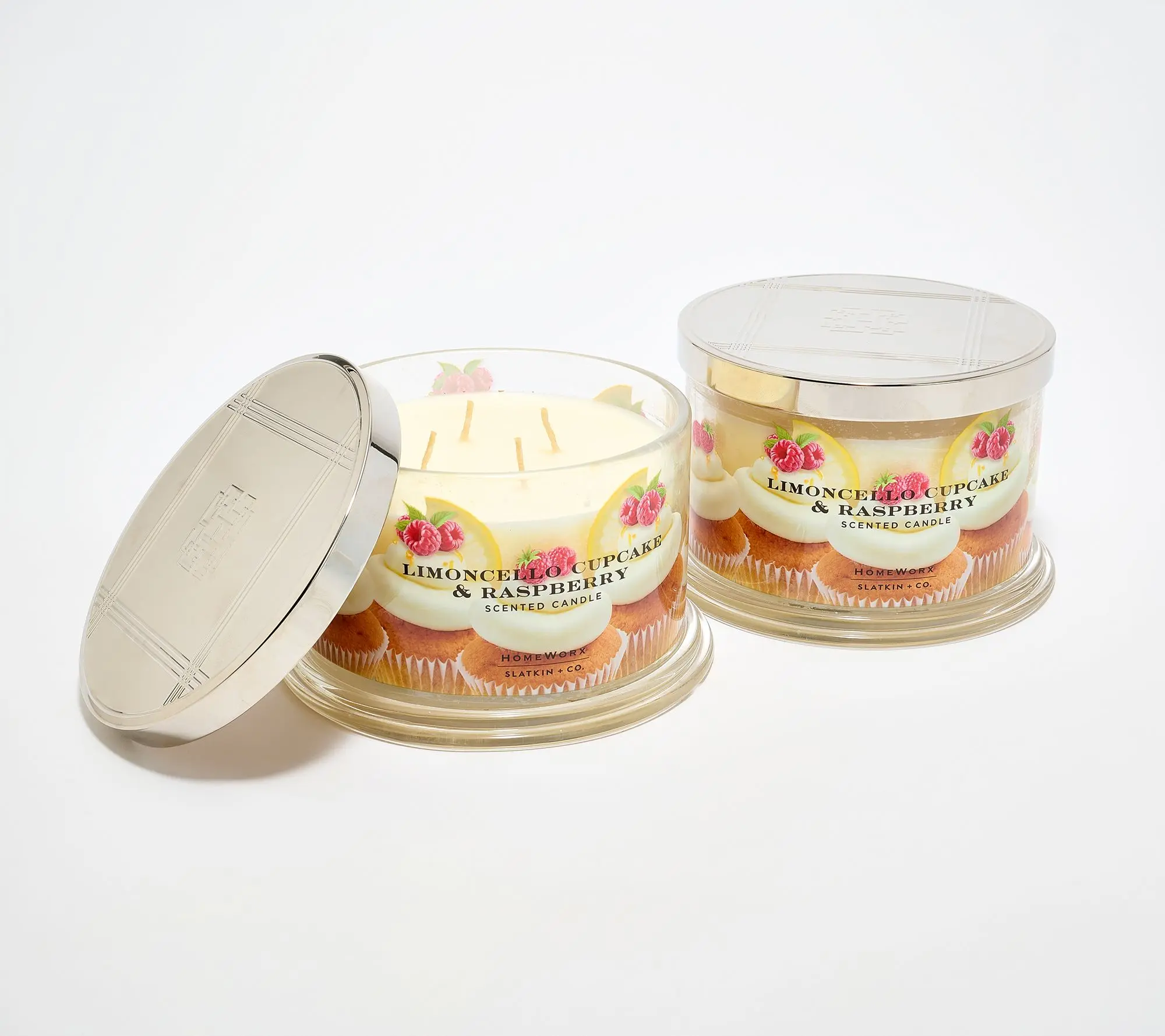 HomeWorx by Slatkin + Co. S/2 18oz Limoncello Raspberry - TikTok Shop
