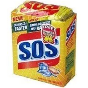 212 MAIN Clorox Company 4849501 Sos Soap Pad, Reptile & Amphibian Cleaning Tool, Scrubbing Pad for Powerful Scrub and Grease Removal