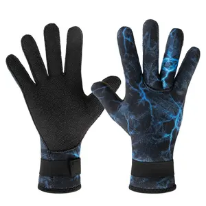 Diving Gloves, 3mm Neoprene Non-Slip Gloves for Scuba Diving, Surfing, Kayaking, Snorkeling, Sailing, Rowing, Water Sports Gear