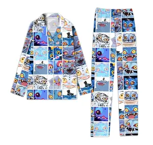 Kpop Demon Hunter Lounge Kid & Aldult PJM, Huntrx Unisex Pajamas for Metal Fans,Demon Hunter Fan Gift, Family matching