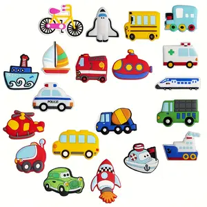 20pcs Higher End Fridge Magnets Set, Plane Boat Car Vehicle Design Refrigerator Decorating Magnet, Perfect Gift for Birthday & Dishwasher Office Use