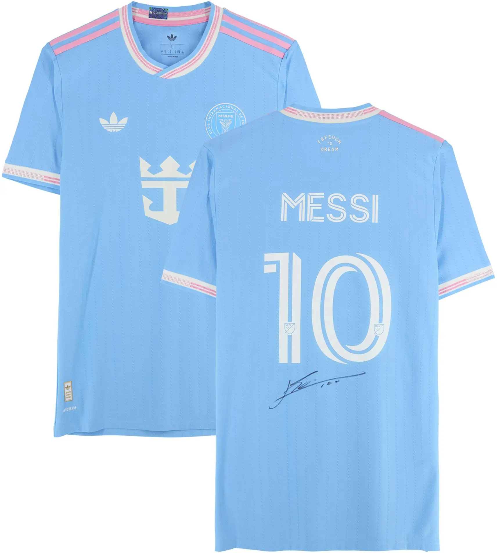 Lionel Messi Inter Miami CF Autographed adidas 2025 Blue Jersey - Fanatics Authentic Certified