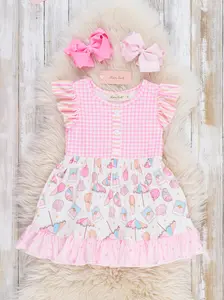 Sweet Scoop Ruffle Dress