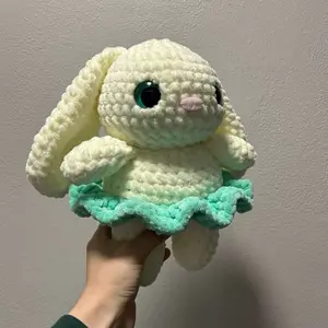 Crocheted Blossom Bunny