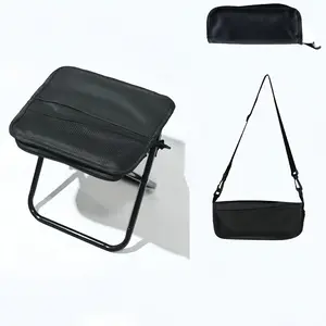 1pc Portable Folding Chair with Backpack, Portable Outdoor Seating - Lightweight Alloy Frame, Compact Foldable Design for Camping, Fishing, Picnics - Includes Mesh Storage Pockets, Durable Outdoor Seat for Adults & Teens, Stur