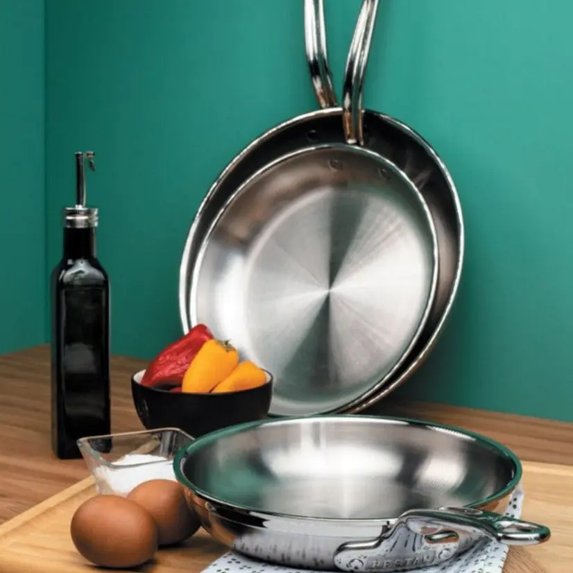 Hestan ProBond Professional Clad Stainless Steel Open Skillet