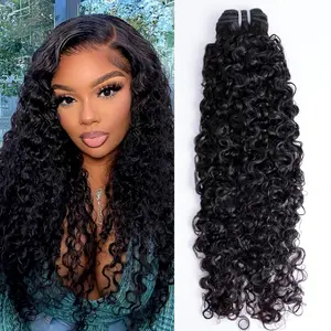 Msgem Hair Burmese Curly hair bundles 16A Grade High Quality 100% Human Hair Bundles 1Pc/Lot Natural Color Easy to Manage #SummerVibes