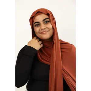 Jersey Hijab - Burnt Orange