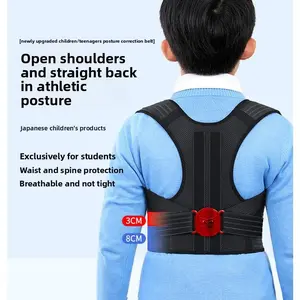 Anti-hunchback back corrector for teenagers, students, and children, with adjustable features, helps maintain proper writing and sitting posture