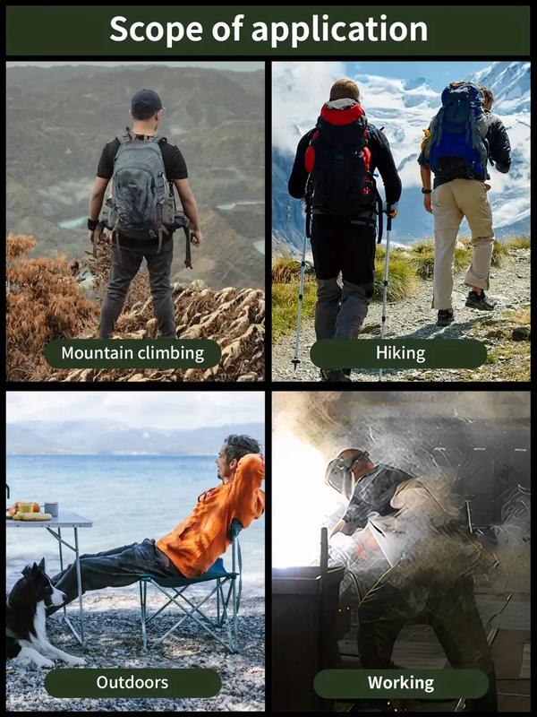 Men's durable outdoor training pants, men's multi-pocket work pants, men's solid color and printed pocket zipper waterproof tactical cargo pants without belt, regular fit sports pocket durable autumn pants.