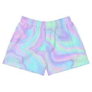 Pastel Watercolor Women’s Athletic Shorts
