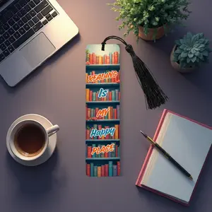 Reading Is My Happy Place Bookmark