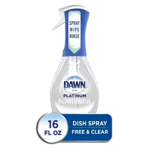 Procter & Gamble 105190 16 oz Pear Scent Dawn Free & Clear 5X Powerwash Dish Spray, Cleaning, Soap, Scented, Household