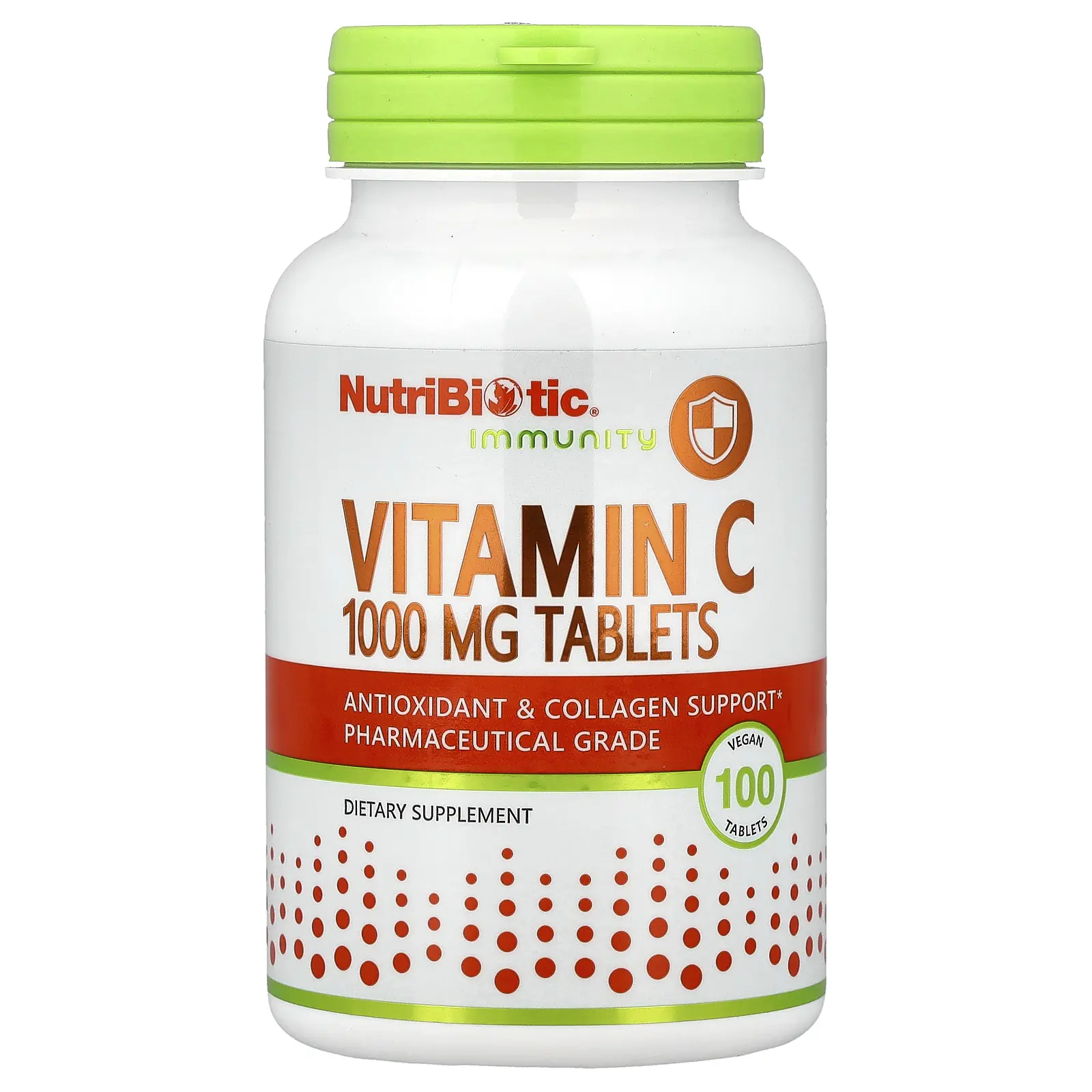 NutriBiotic Vitamin C, 1,000 mg, 100 Vegan Tablets
