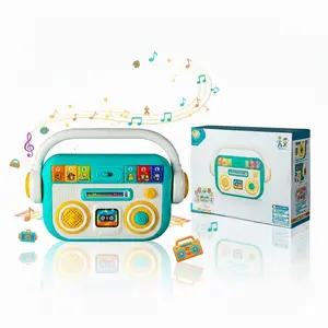 Creative Babies Music Radio, Sensory, Develop Imitation Ability & Auditory Skills, Multiple Modes & Sounds, Light Up, Suitable for 12 Months+, Birthday/Holiday Gifts, Family Entertainment, Requires 2 AA batteries (not included)
