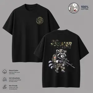 Retro 2026 Sig Sauer Raccoon Camo 2 Sides T-shirt, Unisex Short Sleeve Casual 100% Cotton, Sig Sauer Fan Gift, Gun Lover, Tactical Gear