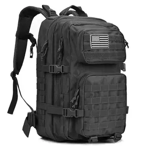 50L Outdoor Hiking Backpack for Men, Large Capacity Travel Bag, Hiking Trekking Rucksack, Waterproof Multifunctional Sports Backpack, Ideal for Adventures