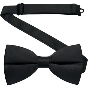 Bow Ties for Men Solid Color Bow Tie Pre-Tied Adjustable