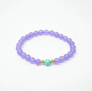 Lavender Amethyst Bracelet 6mm