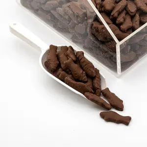 Milk Chocolate Covered Red Fish - Sweet and Chewy Red Fish Covered in Rich Milk Chocolate - 4 oz & 8 oz & 1 lb Chocolate Bags