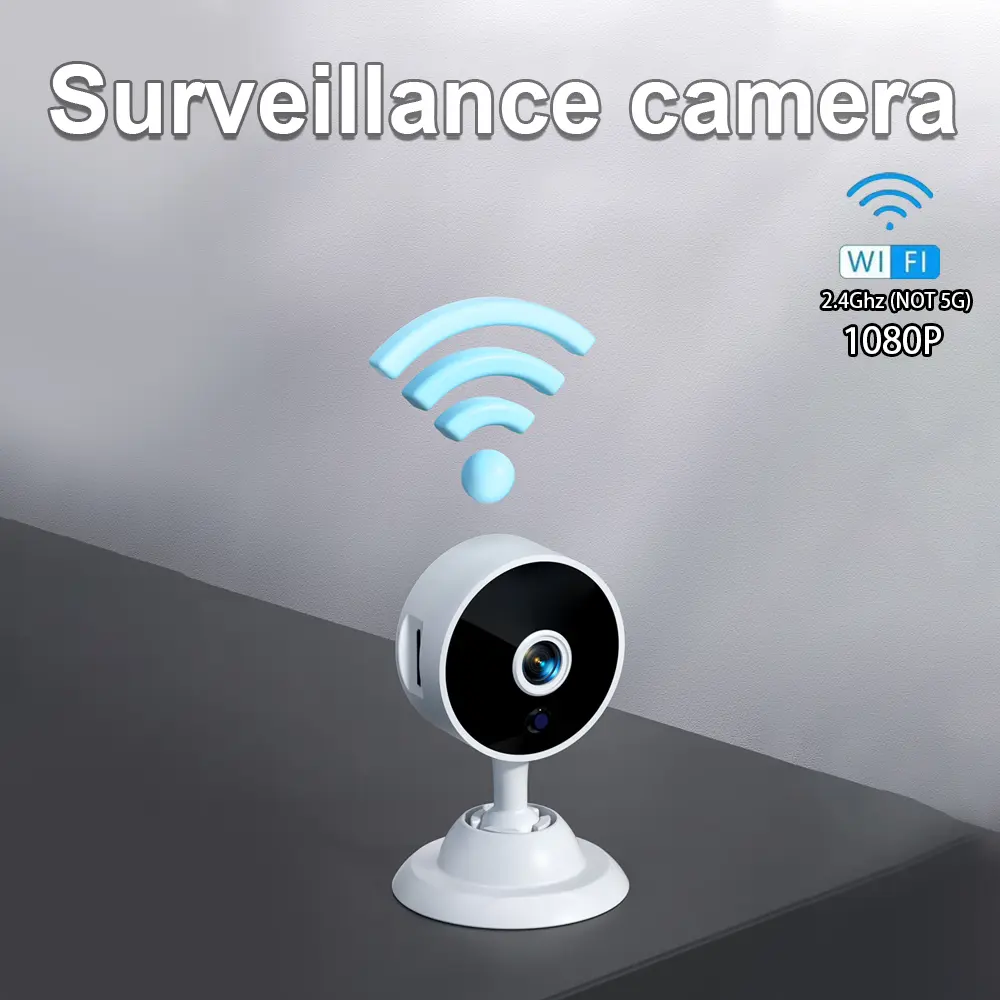 P6 1080P Smart Wireless WiFi Security Camera Night Vision Home Surveillance Baby Monitor App Remote Control Wireless Security Camera Indoor Cameras Home Monitoring Camera Cameras for Home