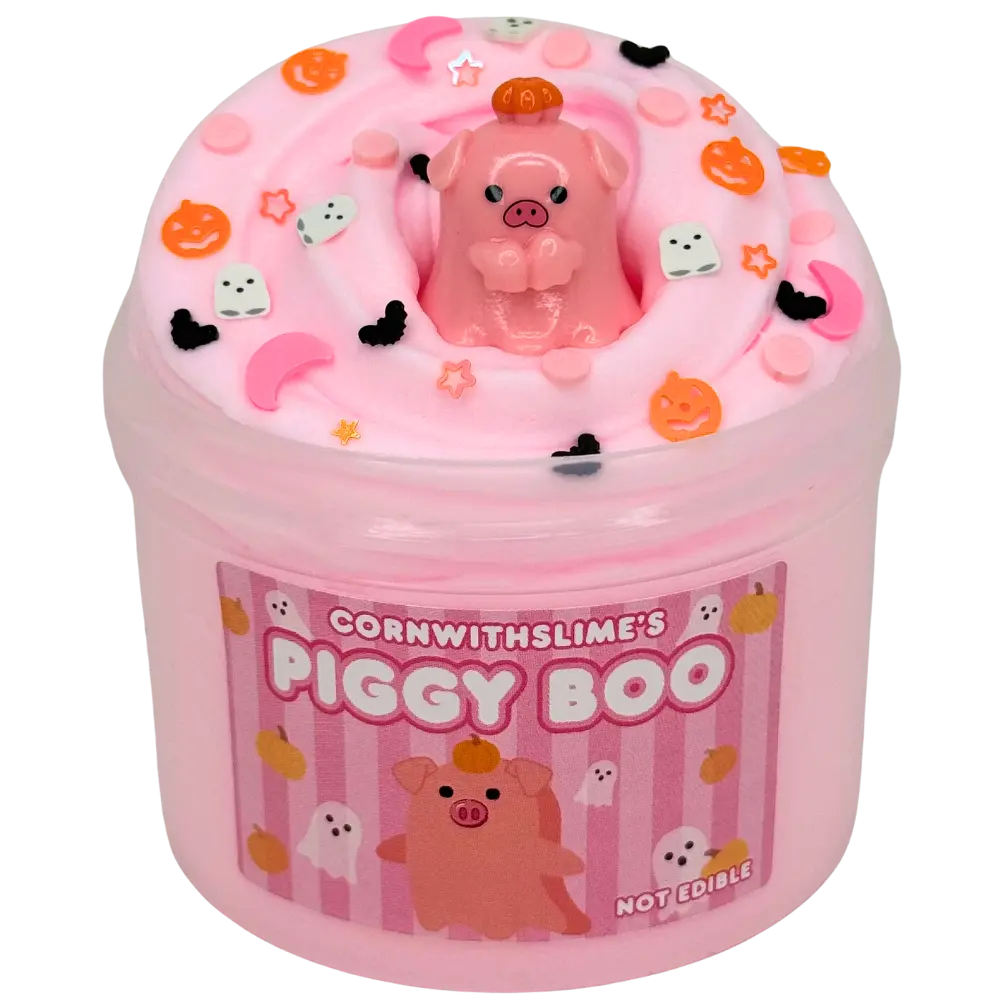 Piggy Boo 8oz Slime Butter Texture Scented Vanilla Marshmallow