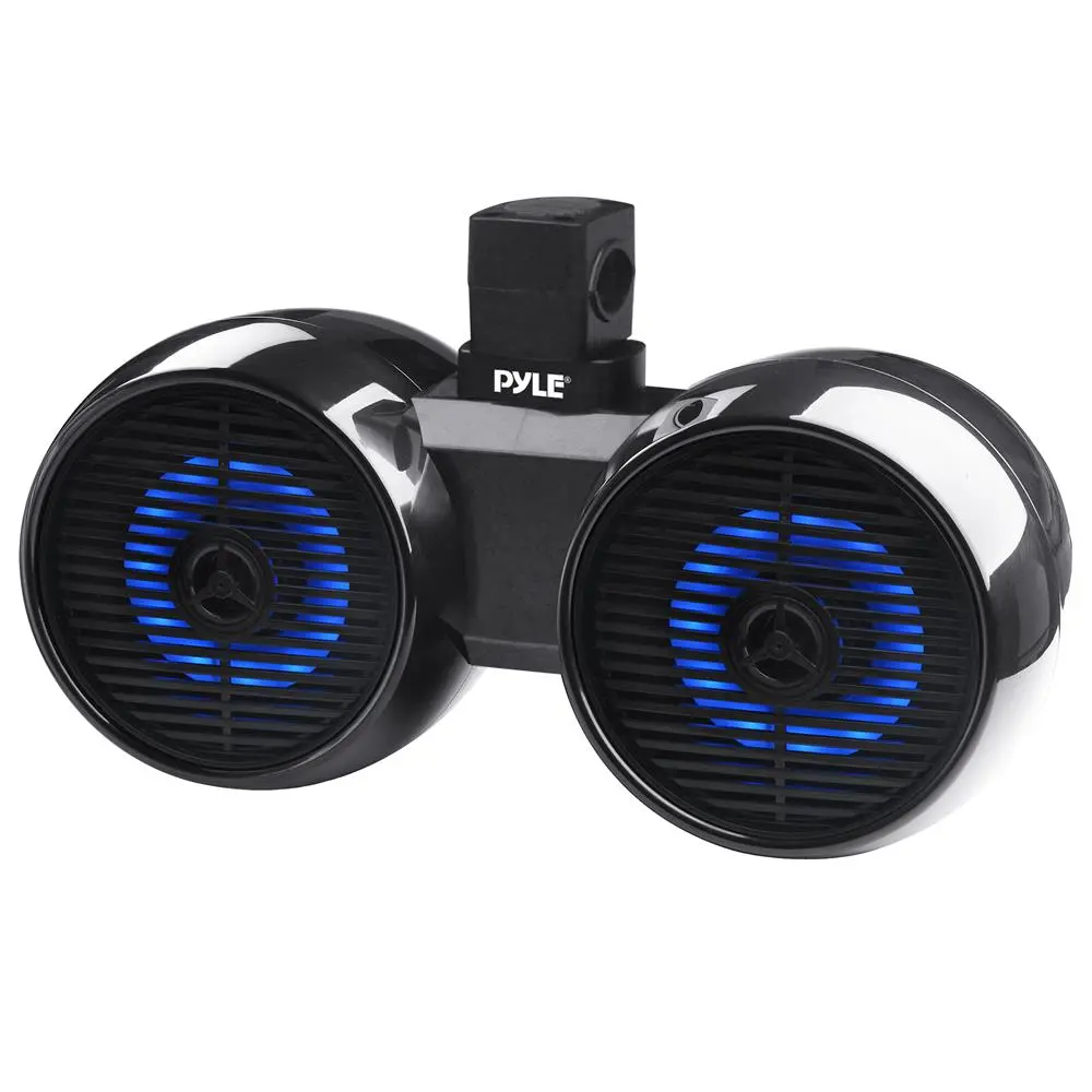 6.5" Dual Waterproof Marine Grade Off-Road Loud Speakers - 200W Audio Speakers with LED Lights, Suitable for ATV, Outdoor Use, Loud Speaker