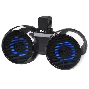 Dual Waterproof Off-Road Speakers 200W LED Marine Grade 6.5"