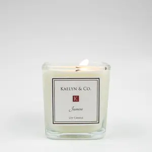 Jasmine Small Cube Candle