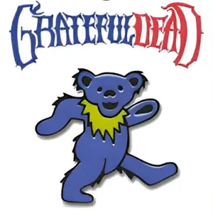 Grateful Dead - Blue Dancing Bear Lapel Pin