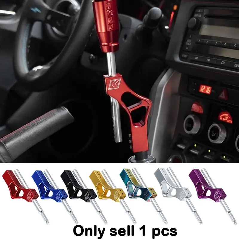 Adjustable extended shift lever, Gear Shifter, suitable for custom car modification, with a metal shift rod that can be adjusted in height, making it a perfect upgrade choice for vehicle interiors