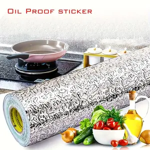 Self-Adhesive Oil-Proof Kitchen Surface Sticker, Waterproof High-Temperature Resistant, Moldproof Marble Pattern Wallpaper Wall Decal, Seamless Fit Countertop Cabinet