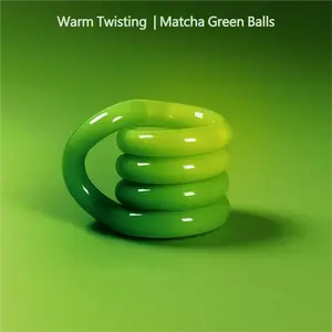 4 Mixed Colors Set Temperature Sensitive Color Changing Twist Fidget Toy Flexible Sensory Stress Relief Toy