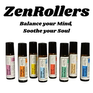 ZenRollers | aromatherapy | stress | anxiety | sleep | energy | focus | depression | Head tension | Grief | Balance your Mind, Soothe your Soul