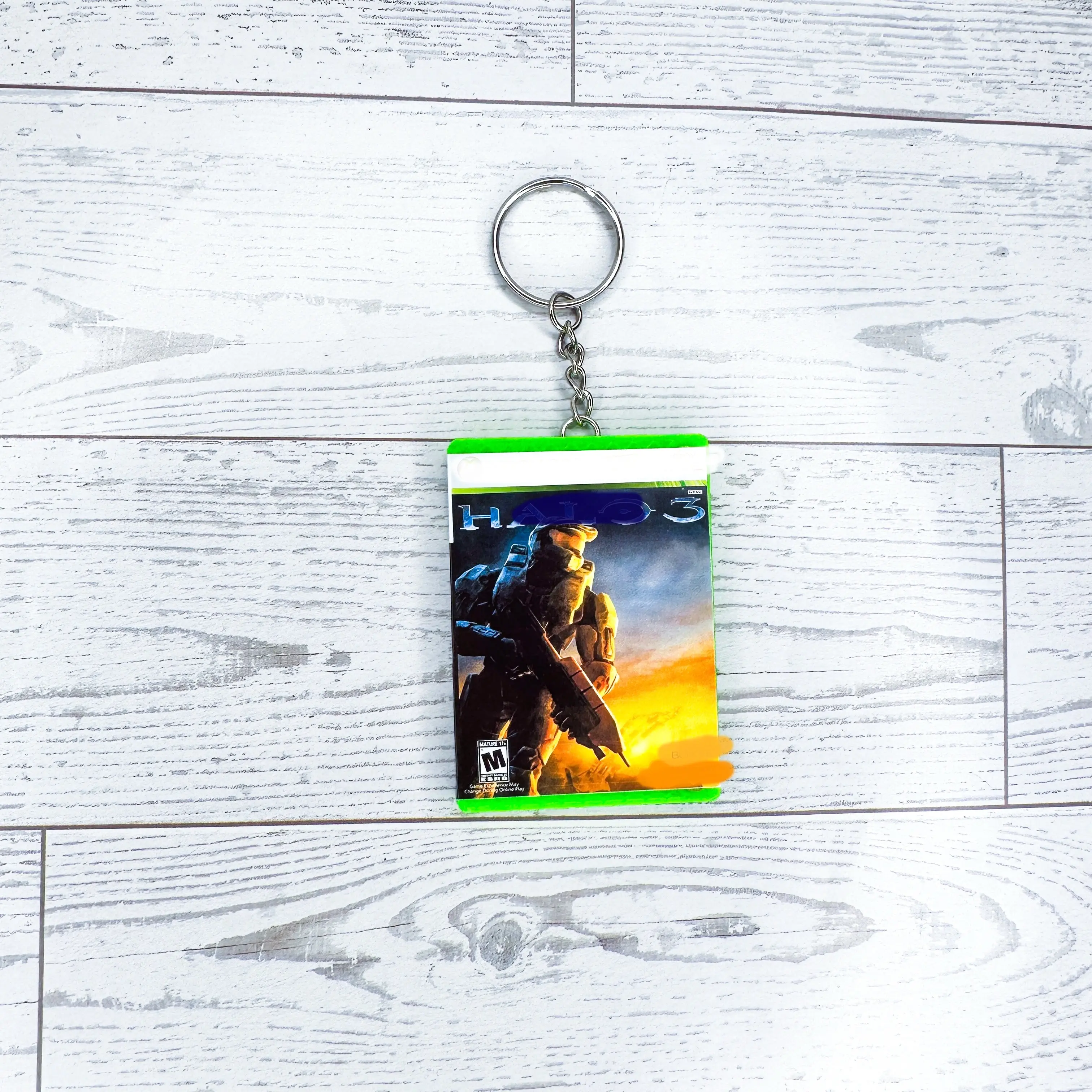 Mini Case Keychain Inspired by Retro Video Game H3 | Magnetic Opening Case with Mini Disc