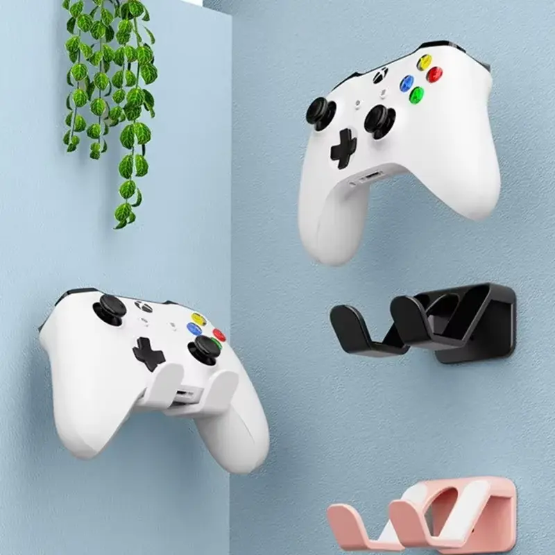 No-Punching Wall-Mounted Game Controller Storage Rack - Universal Bracket for Nintendo Switch Pro, Sony, Xbox Controllers