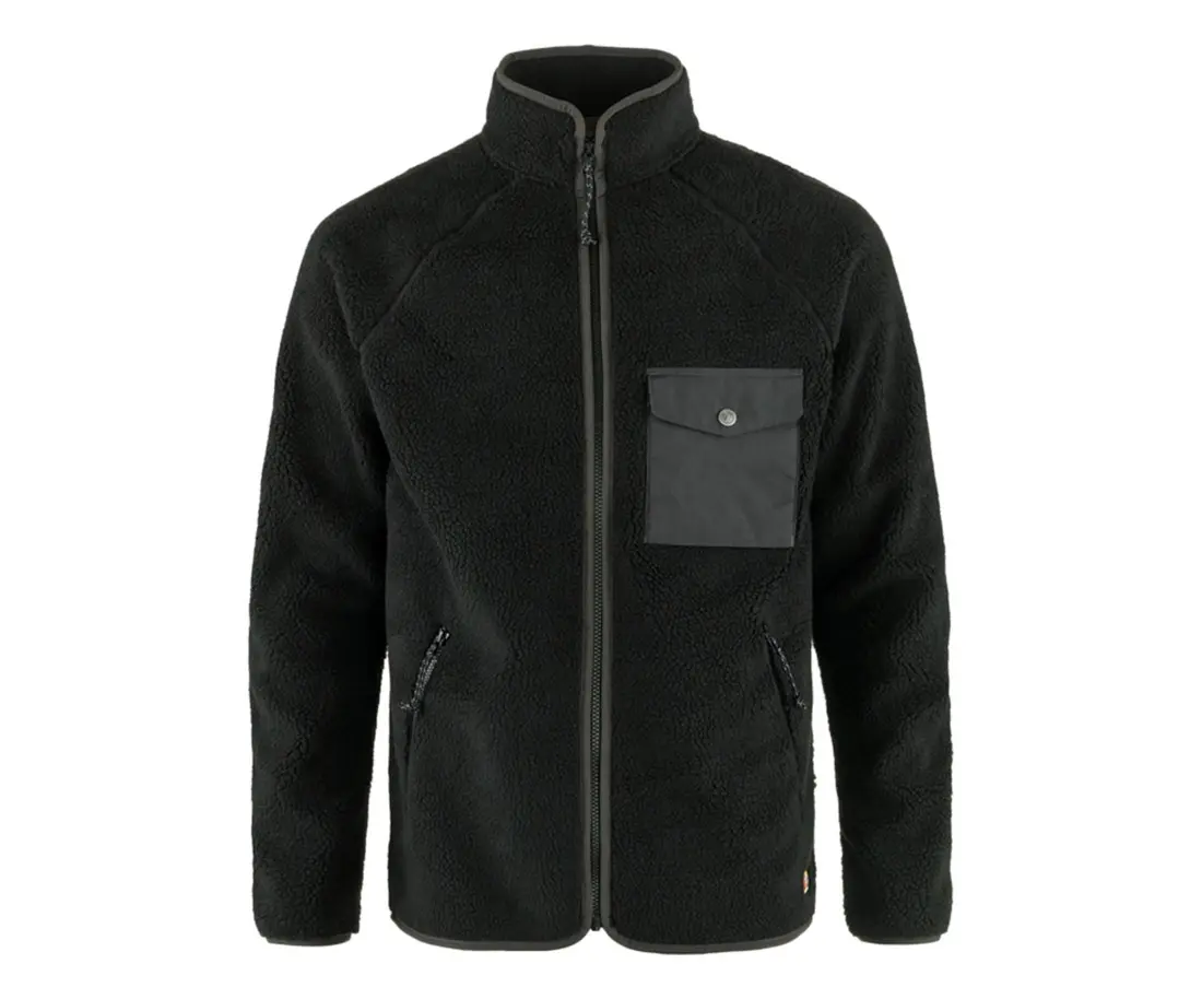 Fjallraven Vardag Pile Mens Fleece Jackets, Casual, Long Sleeve, Menswear