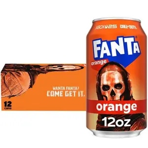 Fanta Orange Soda Pop Fridge Pack Cans, 12 fl oz, 12 Pack