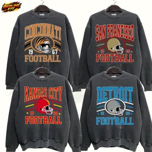 Vintage Team Football Oversized 90s Dark Heather Sweatshirt, Hometown Football Sweatshirt, Football Vintage Custom All Teams Sweatshirt, Vintage Graphic Tees, Sport Graphic Shirts, Unisex Sweatshirts