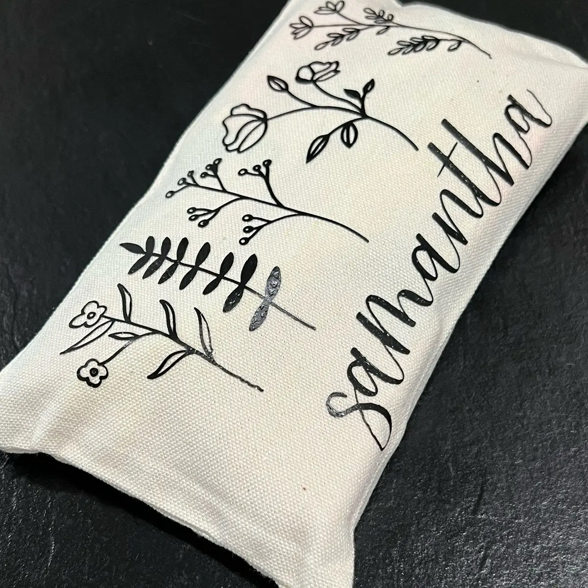 Personalized Wildflower Pencil Pouches | Personalized Cosmetic Bags | School Supplies | Pencil and Pen Bag | Custom Bridesmaid Gift Ideas