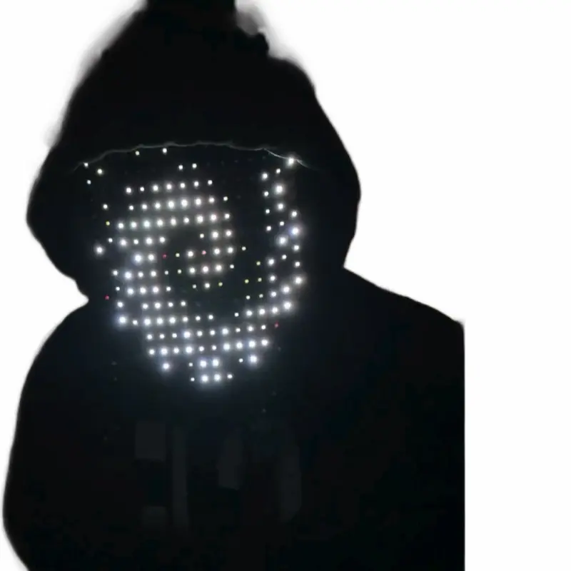 Led Cosplay Mask With Multiple Patterns