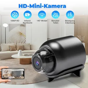 X5 Mini Spy Camera 1080P Full HD 140° Wide Angle Micro Security Camera, 222.5cm Tiny Body, Supports 8GB-128GB FAT32 TF Card, MP4 Video, Motion Detection, Loop Recording, Night Light Off Working