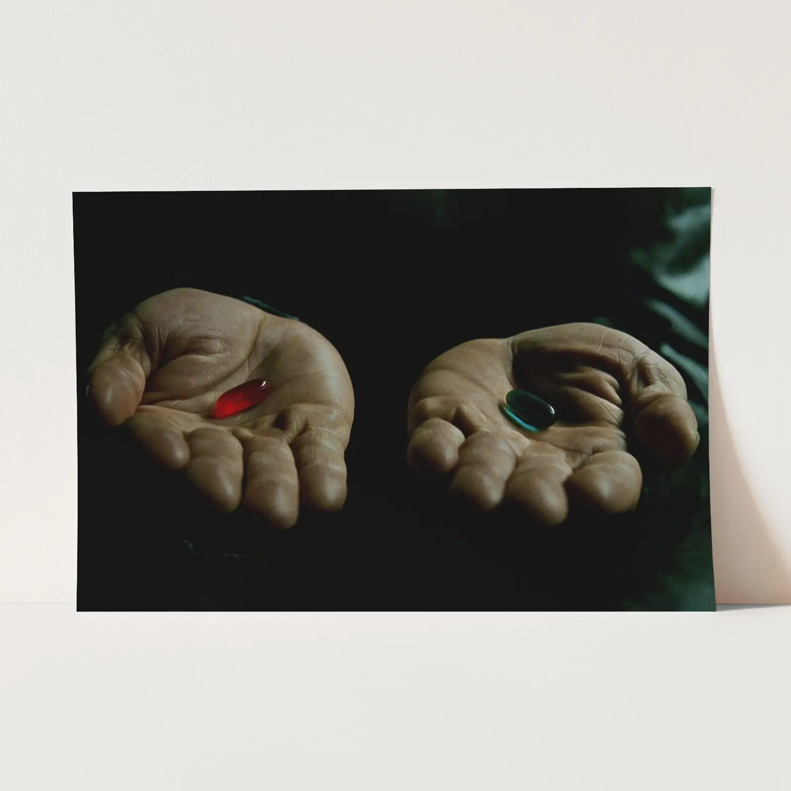Trendy Poster-The Matrix Movie Morpheus Red Pill Blue Pill Neo 1990s Wall Art Poster Print Decor Room Colorful Gifts Ornaments Decoration