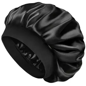 1 piece, high-quality sleep cap: Heatless Hair Bonnet, unisex silk hair wrap headband, suitable for curly, long and short hair, outdoor casual headwear Haircare