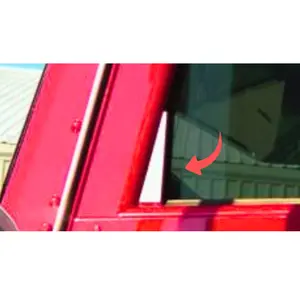 RoadWorks – Stainless Steel Front Corner Door Window Trim