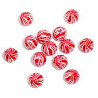 SJ042025 100PCS 16mm Striped beads