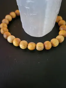 Palo Santo Beaded Bracelet  Sacred Cleansing & Grounding Energy