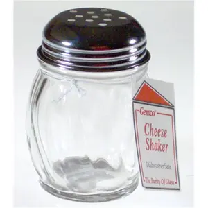 Lifetime Brands  Glass with Stainless Steel Lid Cheese Shaker