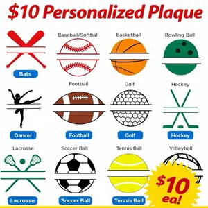 Custom sports plaque