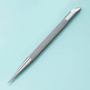 1 Pcs Double-ended Stainless Steel Cuticle Pusher Nail Manicures Remover Manicure Sticks Nail Art Tools Nail Care Tool